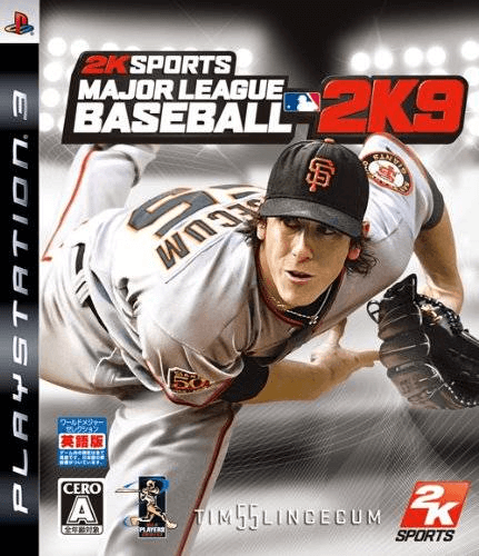 Major League Baseball 2K9 box art for Playstation 3